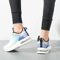 Bairuilun 2025 Spring Air-Cushioned Running Shoes Breathable Knit Design for Women & Couples Wholesale Lightweight Sneakers