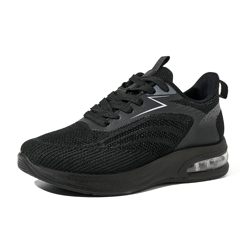 Bairuilun 2025 Spring Air-Cushioned Running Shoes Breathable Knit Design for Women & Couples Wholesale Lightweight Sneakers