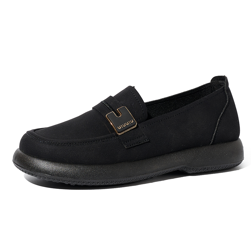 Custom Womens Loafers Slip-On Flat Penny Loafers for Women Fashion Comfortable Womens PU Casual Shoes