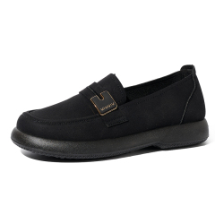 Custom Womens Loafers Slip-On Flat Penny Loafers for Women Fashion Comfortable Womens PU Casual Shoes