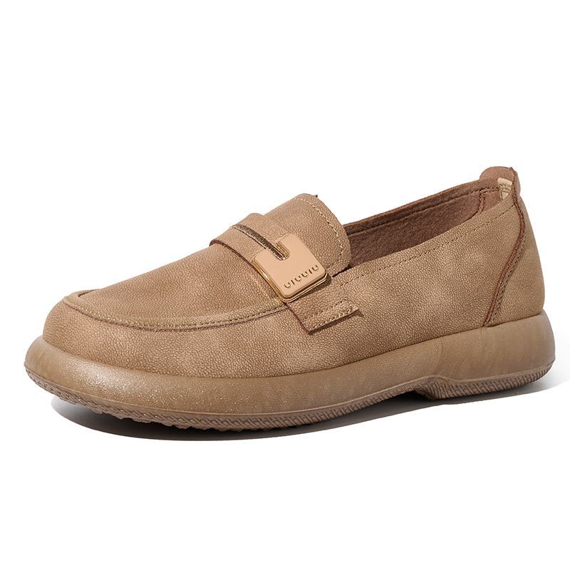 Custom Womens Loafers Slip-On Flat Penny Loafers for Women Fashion Comfortable Womens PU Casual Shoes