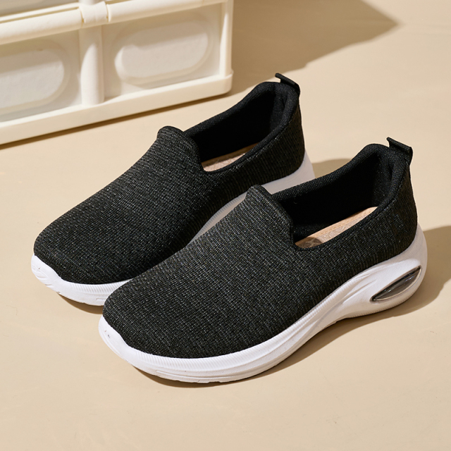 Bairuilun New Fashion Ladies Lightweight Sport Sneakers Women Shoes Slip-on Breathable Walking Style Shoes