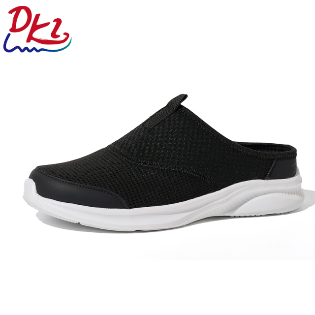 Bairuilun Womens Breathable Mesh Walking Mules Sneakers Open Back Slip On Shoes Support OEM/ODM