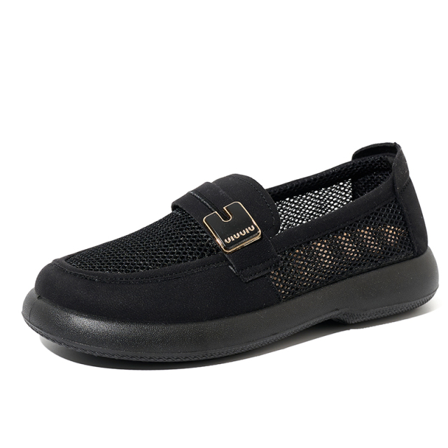 Custom Womens Loafers Slip-On Flat Penny Loafers for Women Fashion Comfortable Womens PU Casual Shoes