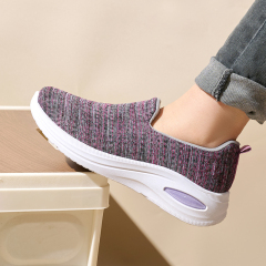 Bairuilun New Fashion Ladies Lightweight Sport Sneakers Women Shoes Slip-on Breathable Walking Style Shoes