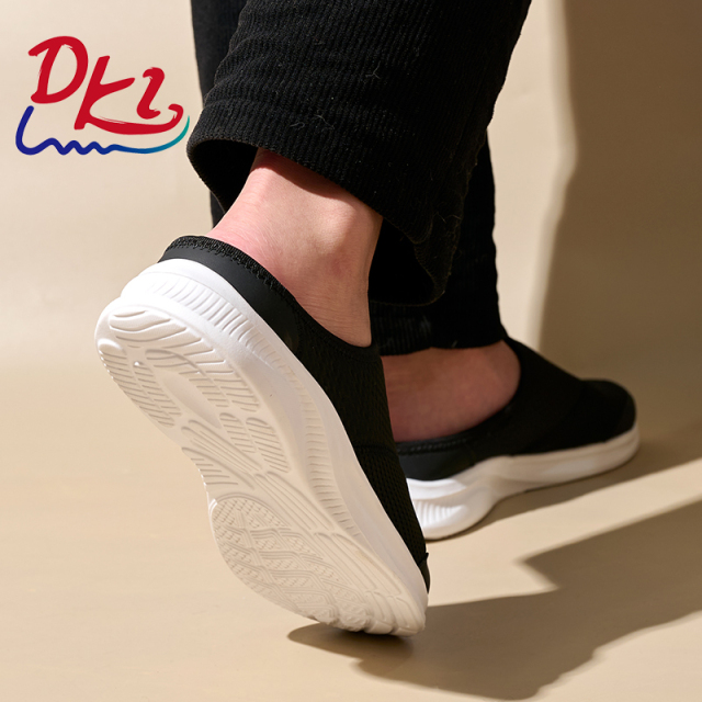 Bairuilun Womens Breathable Mesh Walking Mules Sneakers Open Back Slip On Shoes Support OEM/ODM