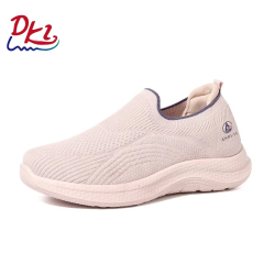 Bairuilun Custom Large Size Women Breathable Slip-on Sports Shoes Fashion Couples Casual Shoes Walking Shoes
