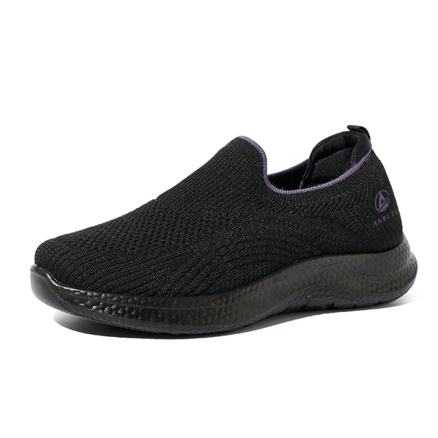 Bairuilun Custom Large Size Women Breathable Slip-on Sports Shoes Fashion Couples Casual Shoes Walking Shoes