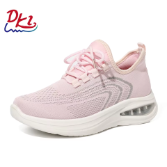 Bairuilun Wholesale Cushioning Large Size Women Pink Sports Shoes Breathable Light Casual Walking Style Shoes for Couples