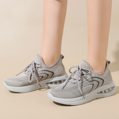 Bairuilun Wholesale Cushioning Large Size Women Pink Sports Shoes Breathable Light Casual Walking Style Shoes for Couples