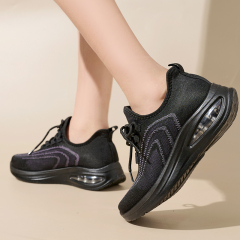 Bairuilun Wholesale Cushioning Large Size Women Pink Sports Shoes Breathable Light Casual Walking Style Shoes for Couples