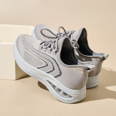 Bairuilun Wholesale Cushioning Large Size Women Pink Sports Shoes Breathable Light Casual Walking Style Shoes for Couples