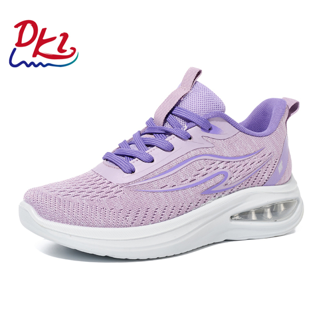 Bairuilun Fashion Breathable Woman's Knitted Shoes Polyurethane Cushion Sole Custom Sneaker Casual Shoes Wholesale