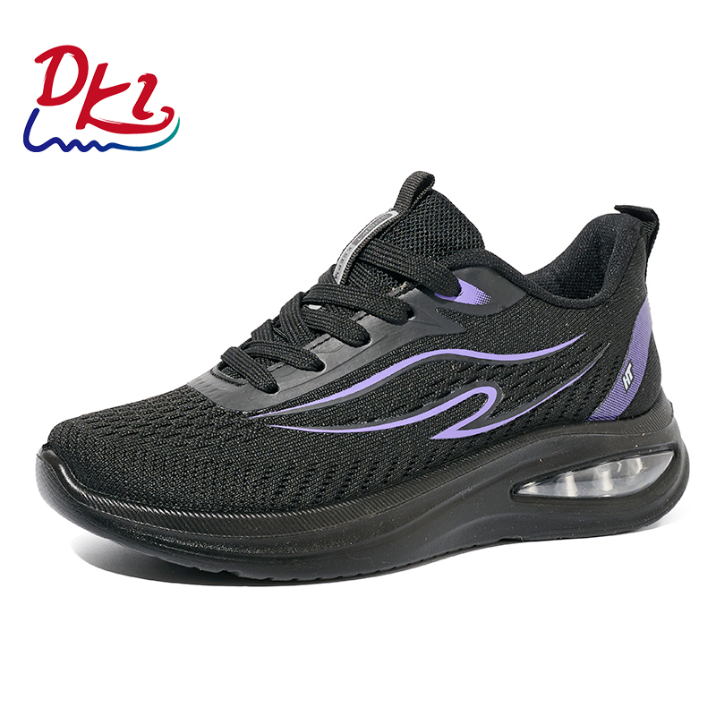 Bairuilun Fashion Breathable Woman's Knitted Shoes Polyurethane Cushion Sole Custom Sneaker Casual Shoes Wholesale