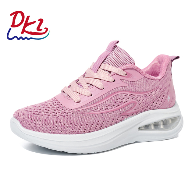 Bairuilun Fashion Breathable Woman's Knitted Shoes Polyurethane Cushion Sole Custom Sneaker Casual Shoes Wholesale