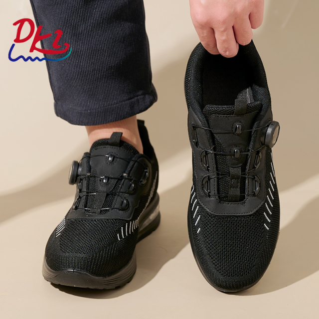 Bairuilun Wholesale New Racing Training Shoes Oem Rotating Automatic Buckle Breathable Running Shoes Unisex Sneakers