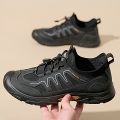 Bairuilun High Quality Men's Outdoor Hiking Shoes Wholesale Customizable Comfortable Non-slip Casual Shoes for Men