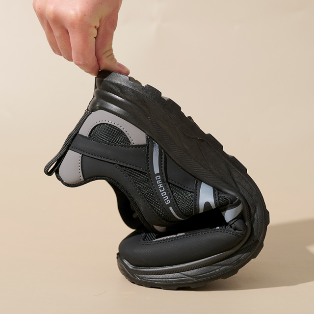 Bairuilun Factory Custom Men's Walking Shoes Cushioned and Wear-resistant Breathable Mesh Sneakers for Men Wholesale