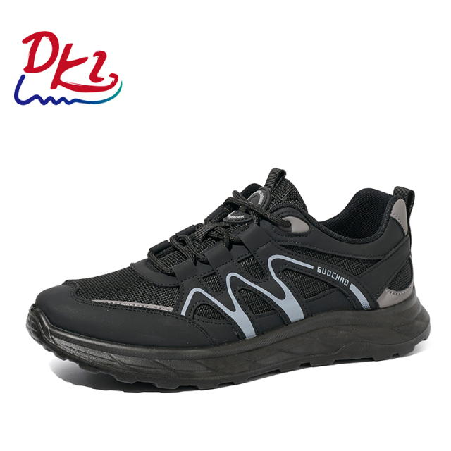Bairuilun Factory Custom Men's Walking Shoes Cushioned and Wear-resistant Breathable Mesh Sneakers for Men Wholesale