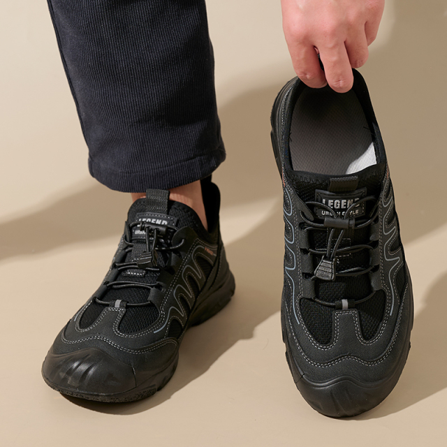 Bairuilun High Quality Men's Outdoor Hiking Shoes Wholesale Customizable Comfortable Non-slip Casual Shoes for Men