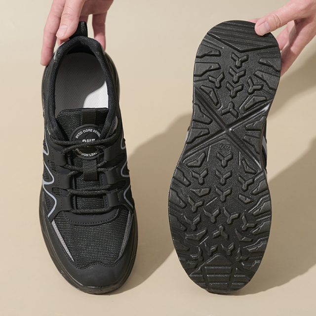 Bairuilun Factory Custom Men's Walking Shoes Cushioned and Wear-resistant Breathable Mesh Sneakers for Men Wholesale