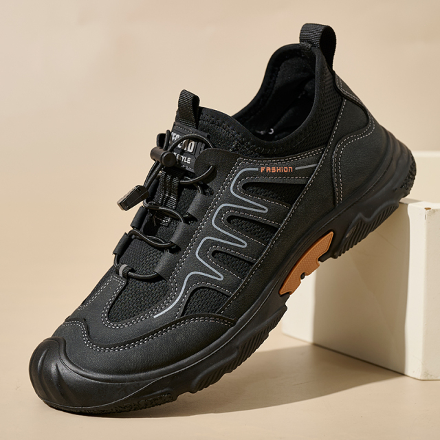 Bairuilun High Quality Men's Outdoor Hiking Shoes Wholesale Customizable Comfortable Non-slip Casual Shoes for Men
