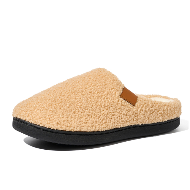 Wholesale Soft Warm Home Couples Warm Slippers Winter Home Cushioning Anti-slip Slides Slippers for Women