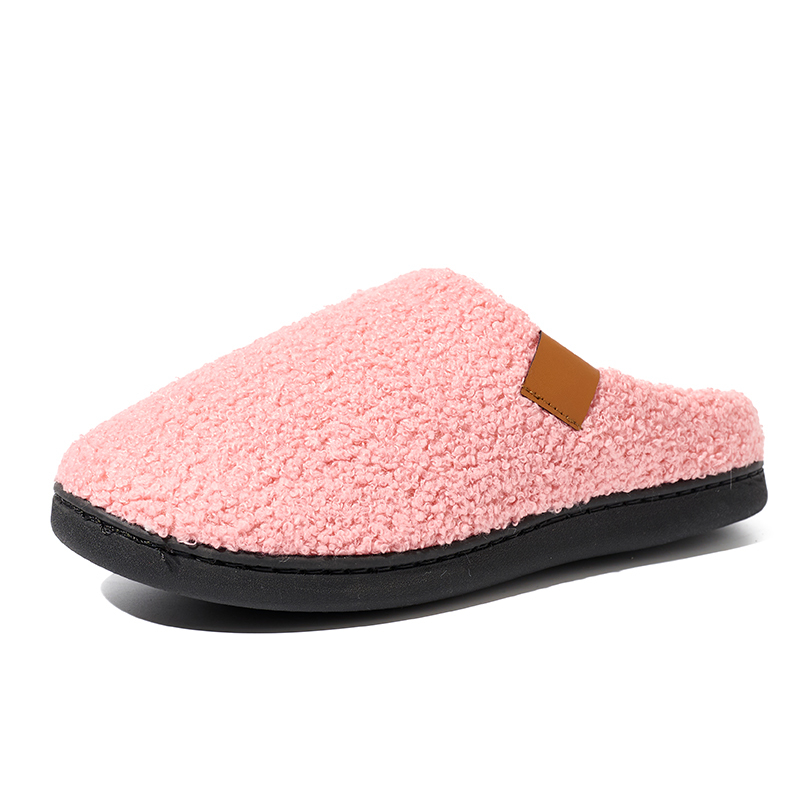 Wholesale Soft Warm Home Couples Warm Slippers Winter Home Cushioning Anti-slip Slides Slippers for Women