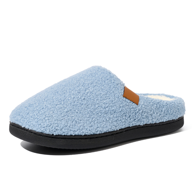 Wholesale Soft Warm Home Couples Warm Slippers Winter Home Cushioning Anti-slip Slides Slippers for Women