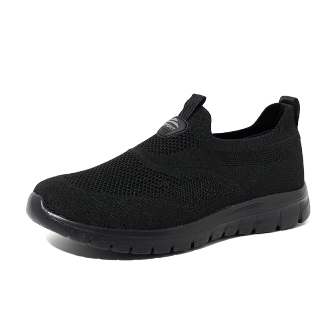 Bairuilun Slip-on Loafers Lightweight and Comfortable Running Training Shoes Unisex Breathable Mesh Daily Casual Shoes