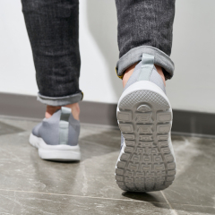 Bairuilun Slip-on Loafers Lightweight and Comfortable Running Training Shoes Unisex Breathable Mesh Daily Casual Shoes