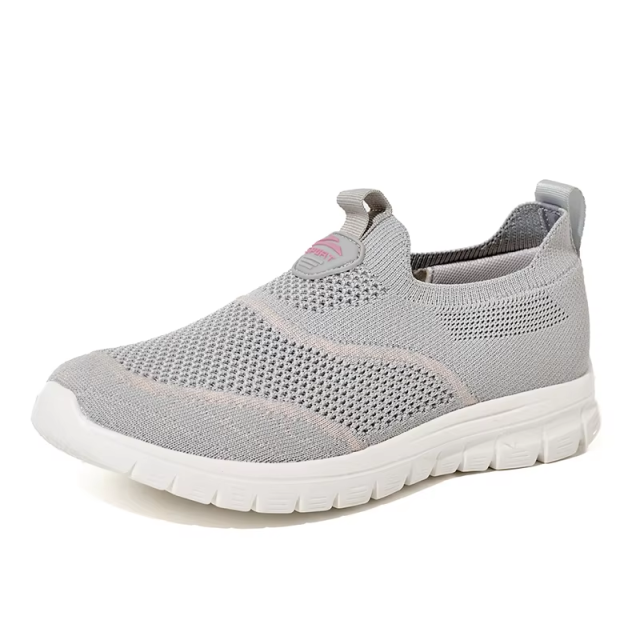 Bairuilun Slip-on Loafers Lightweight and Comfortable Running Training Shoes Unisex Breathable Mesh Daily Casual Shoes