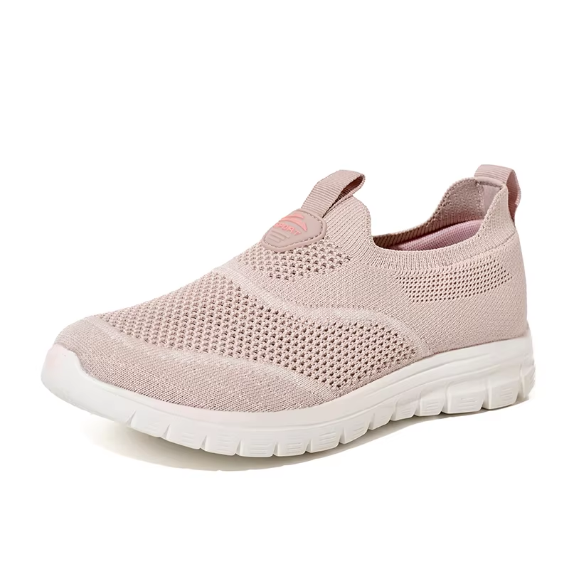 Bairuilun Slip-on Loafers Lightweight and Comfortable Running Training Shoes Unisex Breathable Mesh Daily Casual Shoes