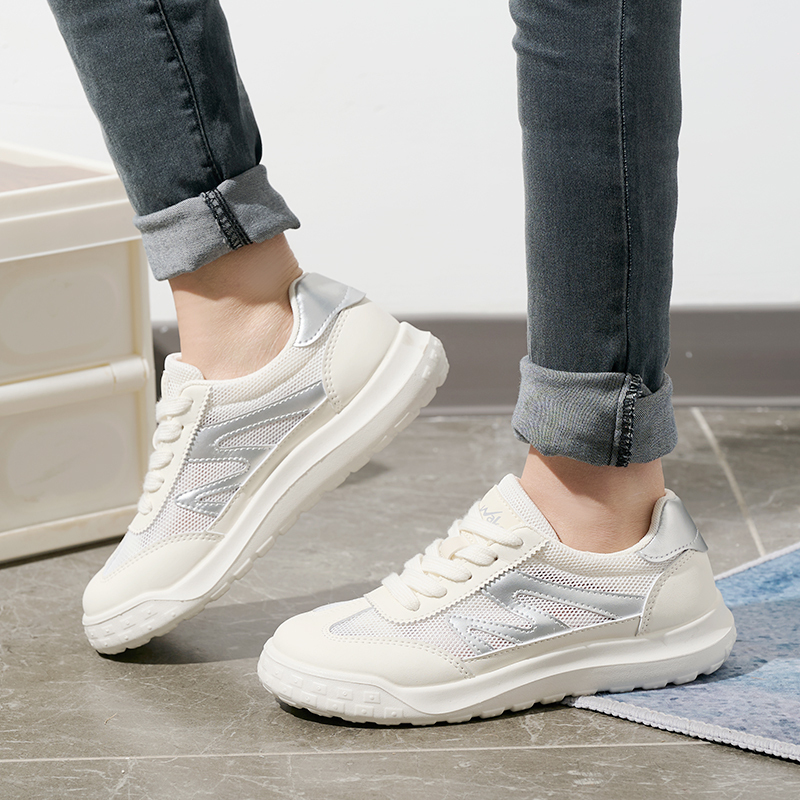 Classic All-Match Men's Sneakers Factory Price Casual Shoes New Toe Style Breathable Mesh Lining Summer Winter Spring Walking