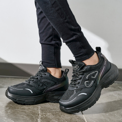 Bairuilun Womens Breathable Mesh Walking Thick Outsole Sneakers Fashion Cushioning Women Casual Shoes Support OEM/ODM