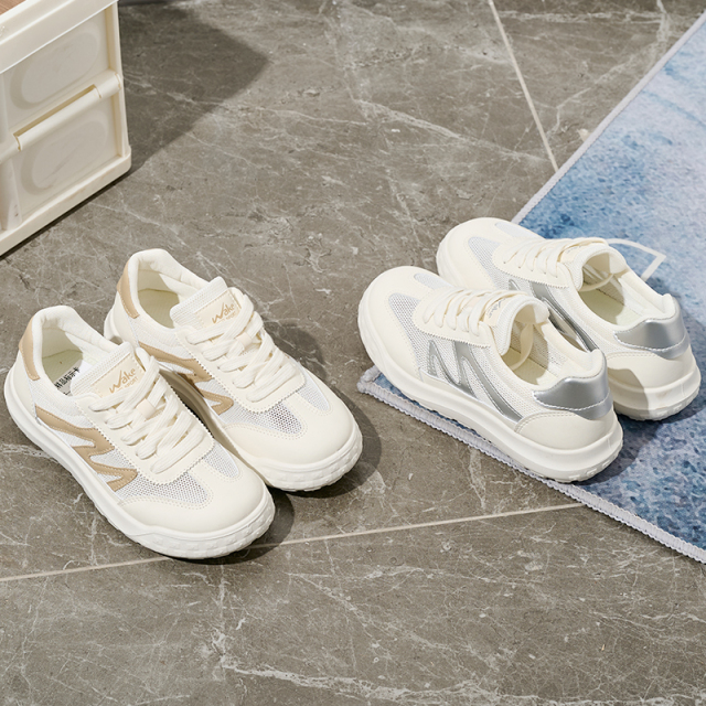 Classic All-Match Men's Sneakers Factory Price Casual Shoes New Toe Style Breathable Mesh Lining Summer Winter Spring Walking