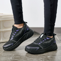 Bairuilun Wholesale Candy Color Lightweight Platform Casual Shoes for Women Cushion Jogging Platform Chunky Sneakers