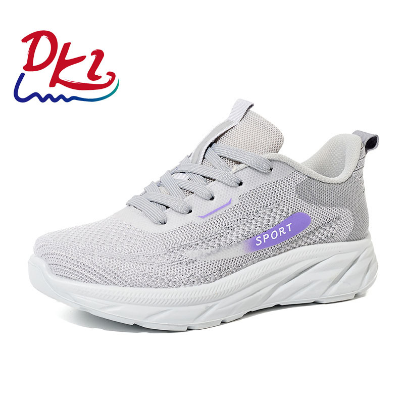 Bairuilun Fishing Line Knitted Women Outdoor Shoes Breathable Sports Shoes Cushioning and Lightweight Running Design Shoes Women