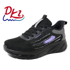 Bairuilun Fishing Line Knitted Women Outdoor Shoes Breathable Sports Shoes Cushioning and Lightweight Running Design Shoes Women