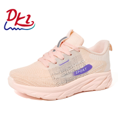 Bairuilun Fishing Line Knitted Women Outdoor Shoes Breathable Sports Shoes Cushioning and Lightweight Running Design Shoes Women