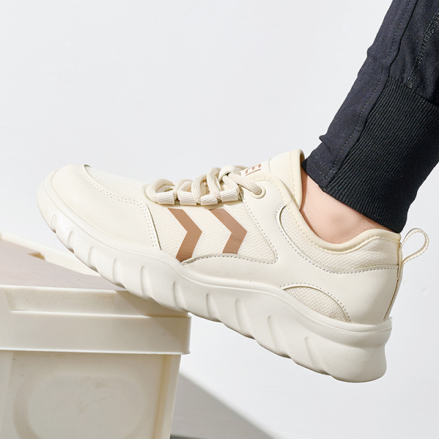 Bairuilun Women's Retro Lace up Fashion Sneaker Soft Sole Microfiber Walking Shoes for Spring & Autumn Wholesale