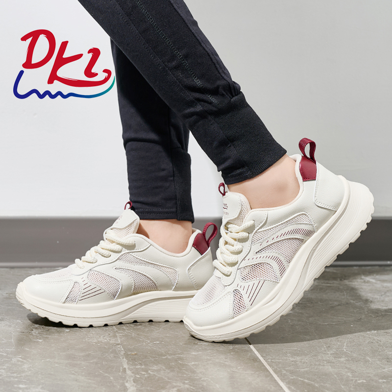 Bairuilun Source Factory Mesh Breathable White Sneakers Energetic Fashion Street Snap Trendy Versatile Chunky Sneakers for Women