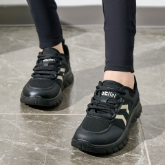 Bairuilun Women's Retro Lace up Fashion Sneaker Soft Sole Microfiber Walking Shoes for Spring & Autumn Wholesale