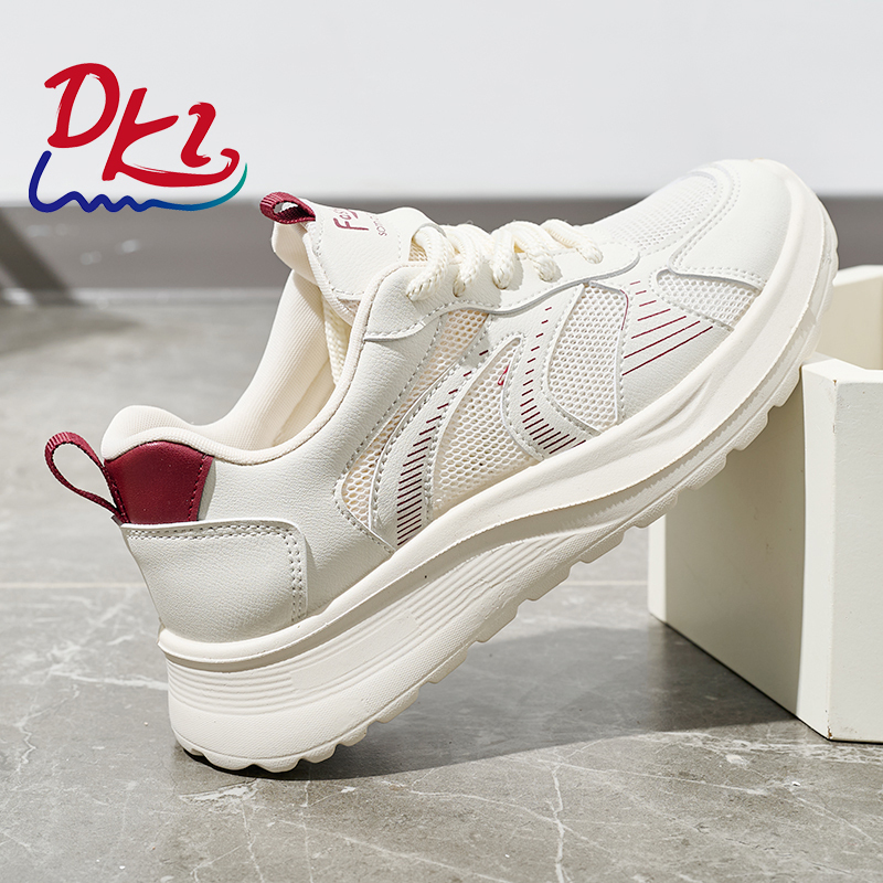 Bairuilun Source Factory Mesh Breathable White Sneakers Energetic Fashion Street Snap Trendy Versatile Chunky Sneakers for Women