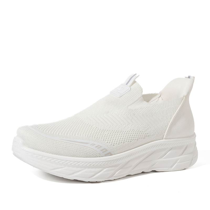 BAIRUILUN 2025 High Quality Waking Style Shoes Knitted Casual Shoes Wholesale Custom Slip-on Sneakers