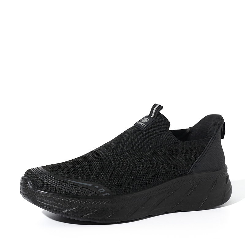 BAIRUILUN 2025 High Quality Waking Style Shoes Knitted Casual Shoes Wholesale Custom Slip-on Sneakers