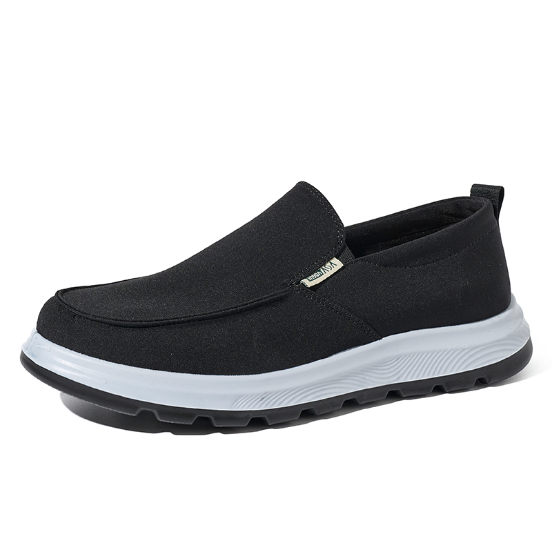 BAIRUILUN Wholesale Mens Canvas Shoes Slip on Loafers Deck Shoes Walking Lightweight Causal Slip-ons OEM/ODM Supported