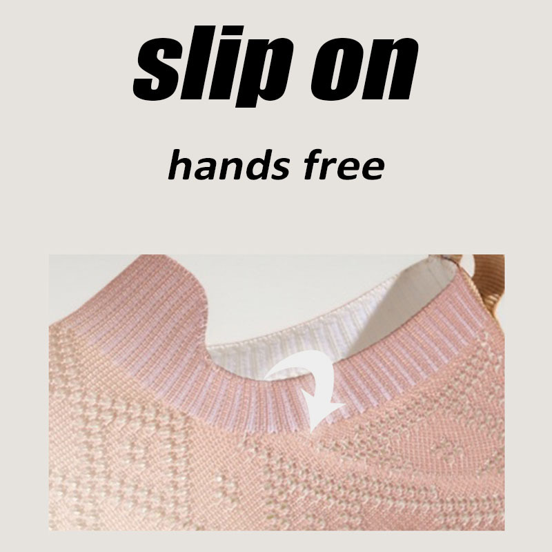 Wholesale 2025 Summer Breathable Mesh Shoes Gym to Office Fashion Slip-on Knit Sneakers Gradient Knit Slip-On Women Shoes