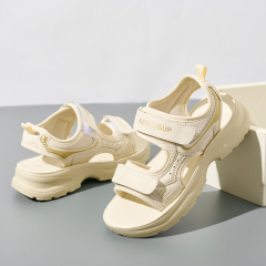 High-Quality Women's Wedge Sandals - Hook-and-Loop Beach Sandals for Wholesale and Custom Bulk Orders