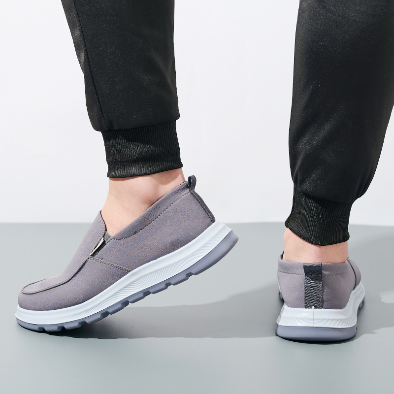 BAIRUILUN Wholesale Mens Canvas Shoes Slip on Loafers Deck Shoes Walking Lightweight Causal Slip-ons OEM/ODM Supported